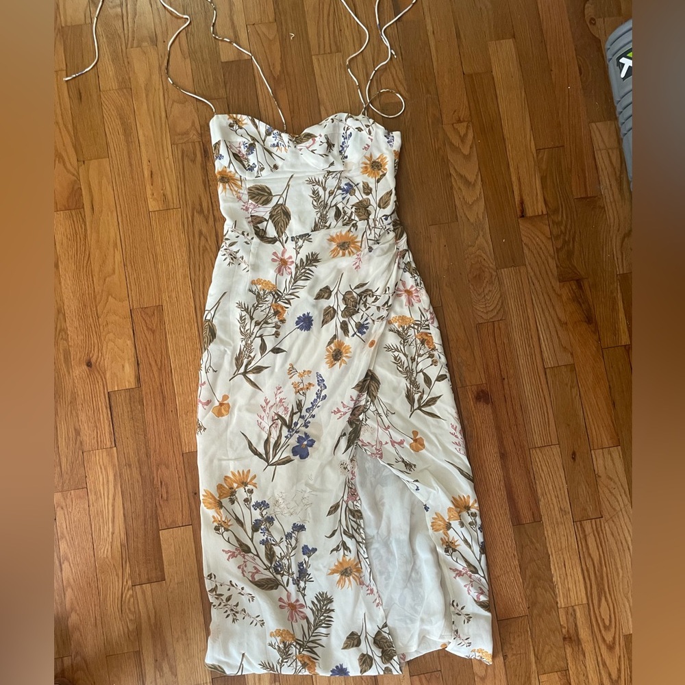 Reformation Juliette Midi Floral Dress